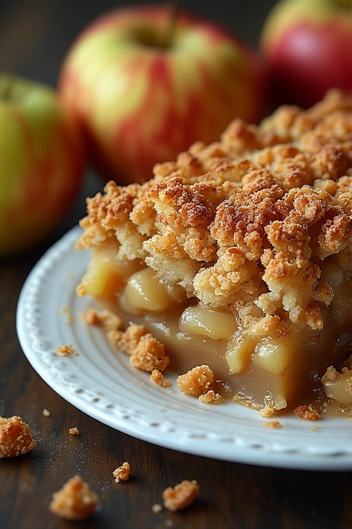 Apples under Crumble